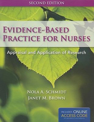 Evidence-Based Practice for Nurses: Appraisal a... 1449624073 Book Cover