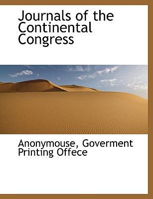 Journals of the Continental Congress 1140583077 Book Cover