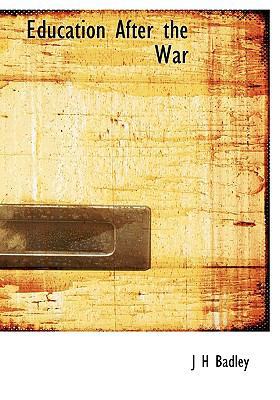 Education After the War 1140220861 Book Cover