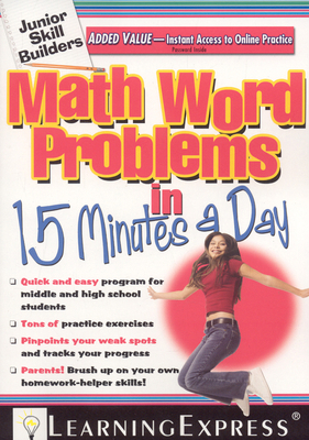 Math Word Problems in 15 Minutes a Day [With Ac... 1576856917 Book Cover