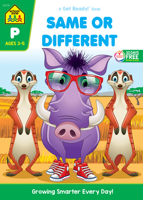 School Zone Same or Different Workbook 1589473566 Book Cover
