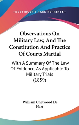 Observations On Military Law, And The Constitut... 1437271243 Book Cover