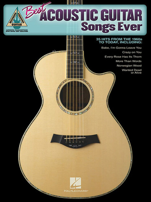 Best Acoustic Guitar Songs Ever 1423418476 Book Cover