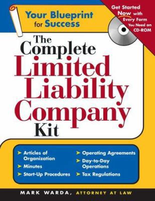 The Complete Limited Liability Company Kit (Com... 1572484985 Book Cover