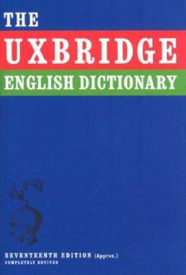 Uxbridge English Dictionary 0007203373 Book Cover