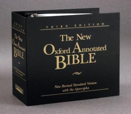 New Oxford Annotated Bible-NRSV 1598560328 Book Cover