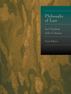 Philosophy of Law 0534524974 Book Cover