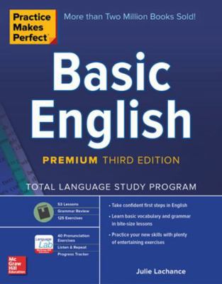 Practice Makes Perfect: Basic English, Premium ... 1260143724 Book Cover