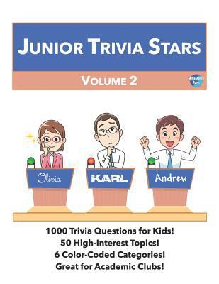 Junior Trivia Stars: Volume 2 1729476112 Book Cover