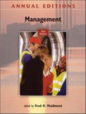 Annual Editions: Management 0073528633 Book Cover
