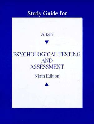 Study Guide For Psychological Testing and Asses... 0205199364 Book Cover