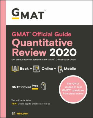 GMAT Official Guide Quantitative Review 2020 8126578718 Book Cover