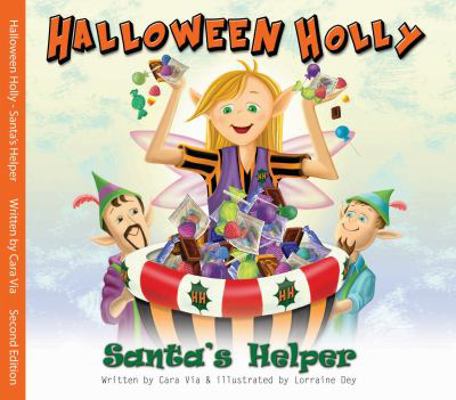 Hardcover Halloween Holly : Santa's Helper Book