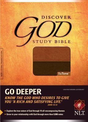 Discover God Study Bible-NLT 0842369236 Book Cover