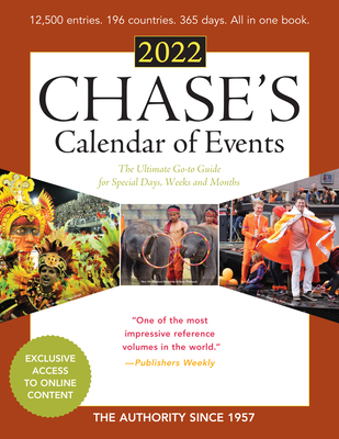 Chase's Calendar of Events 2022: The Ultimate G... 1641435038 Book Cover