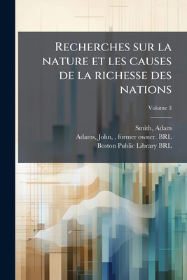 Recherches sur la nature et les causes de la ri... [French] 1246856131 Book Cover