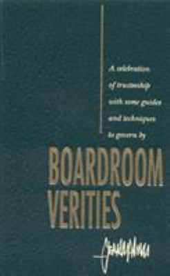 Boardroom Verities 0944496261 Book Cover