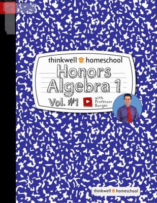 Paperback Thinkwell Honors Algebra 1 Companion Book DUPLICATE DO NOT USE : Volume 1 Book