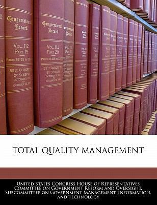 Total Quality Management 1240445415 Book Cover
