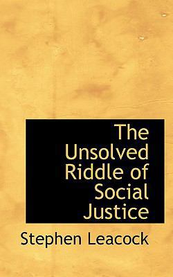 The Unsolved Riddle of Social Justice 1110628218 Book Cover