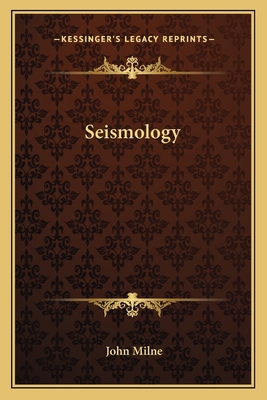 Seismology 1163787361 Book Cover