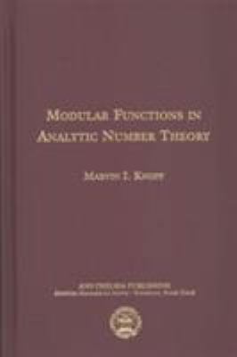 Modular Functions in Analytic Number Theory (AM... 0821844881 Book Cover