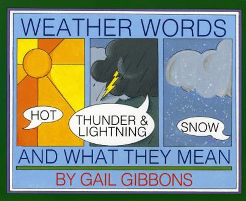 Weather Words and What They Mean 082340952X Book Cover