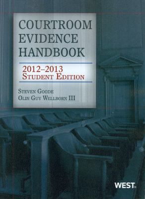 Courtroom Evidence Handbook: Student 0314281223 Book Cover