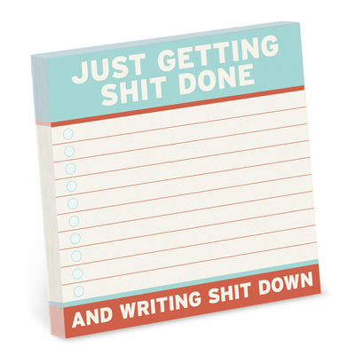 Getting Shit Done Large Sticky Notes (4 X 4-Inc... 1683493168 Book Cover