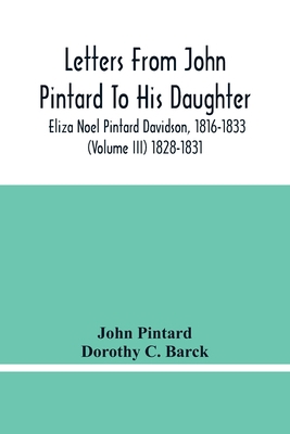 Letters From John Pintard To His Daughter, Eliz... 9354483224 Book Cover