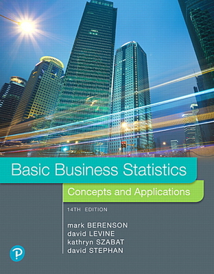 Basic Business Statistics: Concepts and Applica... 0134684842 Book Cover