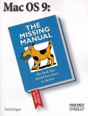 Mac OS 9: The Missing Manual 1565928571 Book Cover
