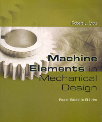 Machine Elements in Mechanical Design 0131976443 Book Cover