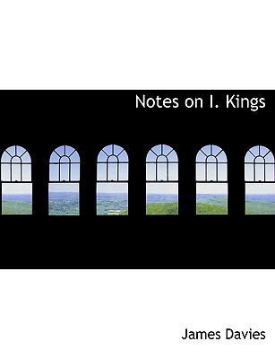 Notes on I. Kings [Large Print] 1116792079 Book Cover