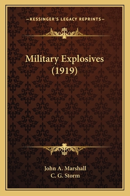 Military Explosives (1919) 1164867970 Book Cover