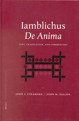 Iamblichus' de Anima: Text, Translation, and Co... 9004125108 Book Cover