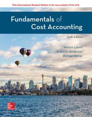 Fundamentals of Cost Accounting 1260565467 Book Cover