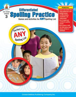 Differentiated Spelling Practice, Grade 3: Game... 1604181486 Book Cover