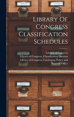 Library Of Congress Classification Schedules 1015753876 Book Cover