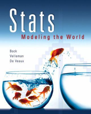 Stats: Modeling the World (2nd Edition) 0321375599 Book Cover