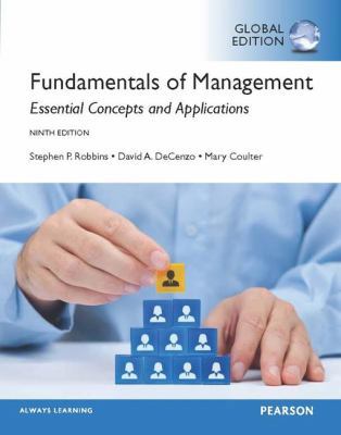 Fundamentals of Management, Global Edition 1292056541 Book Cover