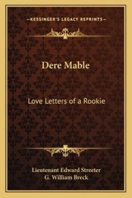 Dere Mable: Love Letters of a Rookie 1162720786 Book Cover