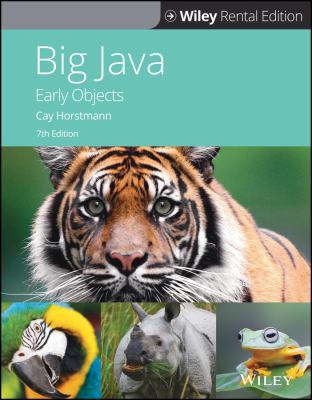 Big Java: Early Objects 1119635659 Book Cover