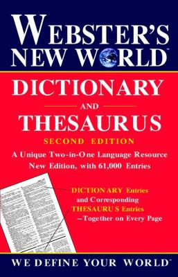 Webster's New World Dictionary and Thesaurus, 2... 0764563394 Book Cover