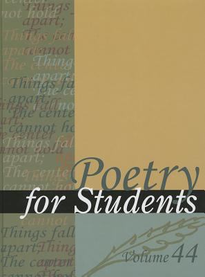 Poetry for Students 1414495056 Book Cover