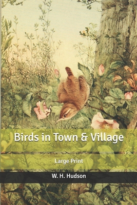 Birds in Town & Village: Large Print B084DGDW34 Book Cover