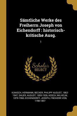 Sämtliche Werke des Freiherrn Joseph von Eichen... [German] 027469896X Book Cover