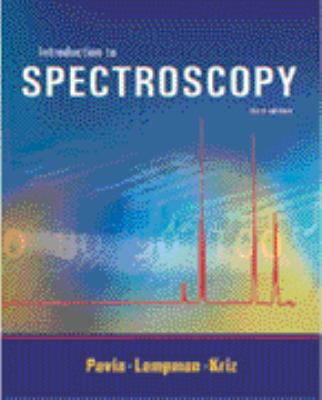Introduction to Spectroscopy (Saunders Golden S... 0030319617 Book Cover