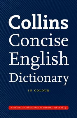 Collins Concise English Dictionary 0007261128 Book Cover