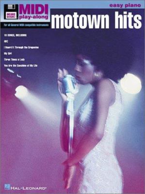Vol. 4 Motown Hits: Easy Piano MIDI Play Along ... 0634037188 Book Cover